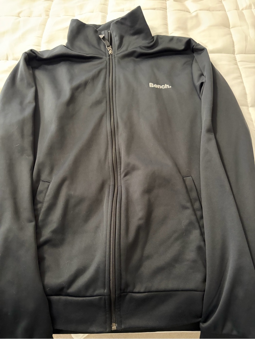 Bench Black Lightweight Full-Zip Shirt Jacket